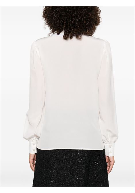 White lace-trimmed collared blouse Alessandra Rich - women ALESSANDRA RICH | FABX4094F30570822
